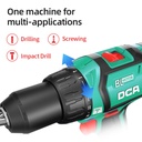 DCA 20V 13mm Cordless Brushless Hammer Drill 60nm (Tool Only)