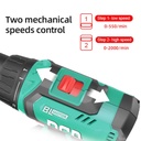 DCA 20V 13mm Cordless Brushless Hammer Drill 60nm Kit With 4.0Ah*2 & Charger
