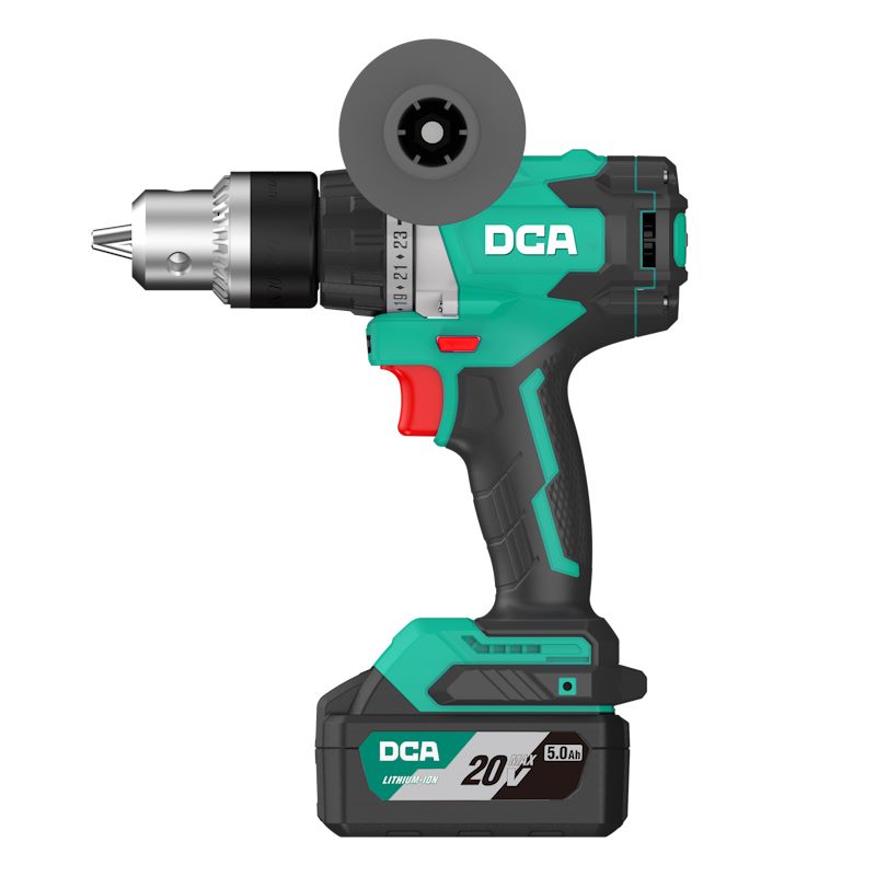 DCA 20V 16mm Cordless Brushless Driver Drill With 4.0Ah*1 & Charger