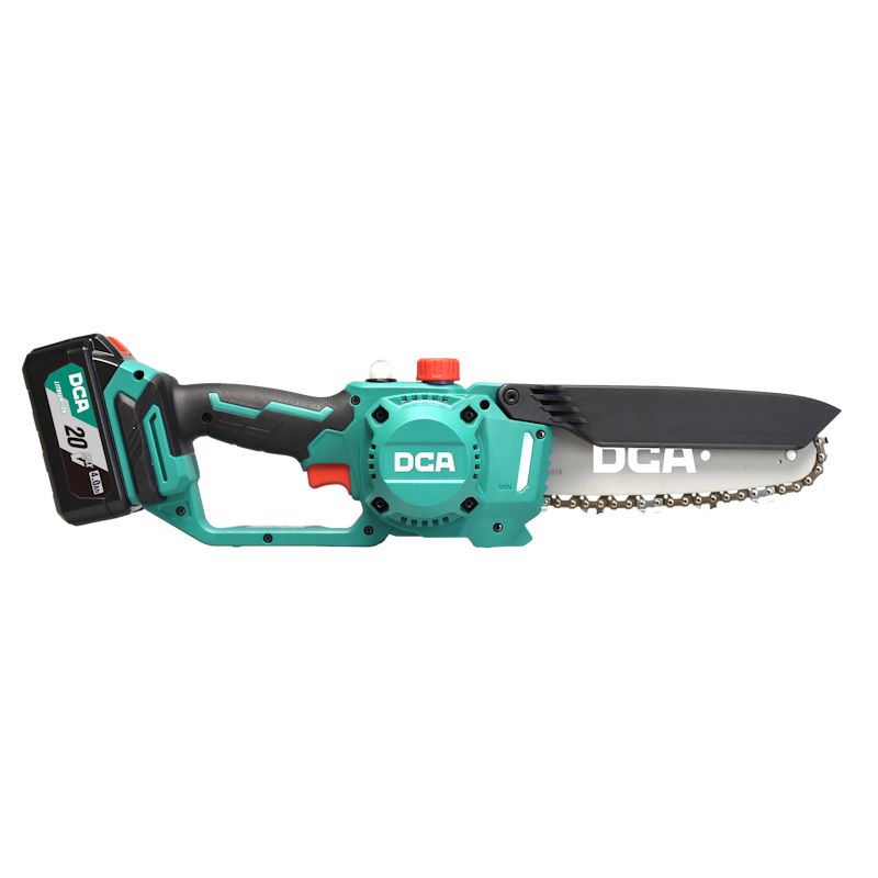 DCA 20V Cordless Brushless Chain Saw Kit With 4.0Ah*1 & Charger