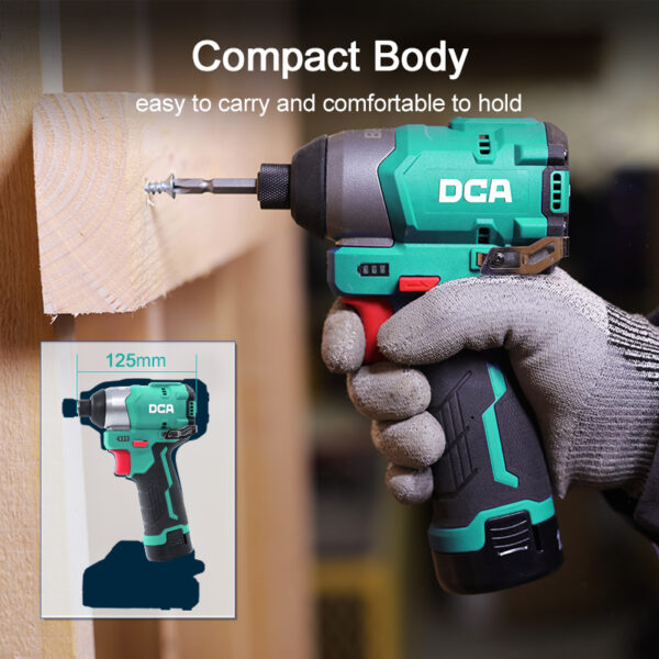 DCA Tools 12V Cordless Brushless Impact Driver (Tool Only)