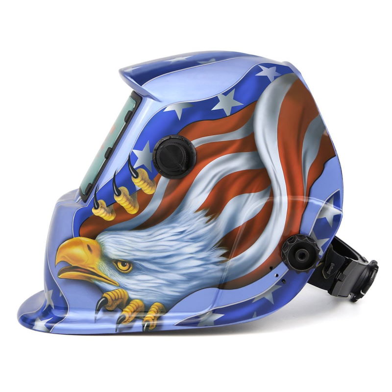 Welding Helmet Blue American Eagle, DEKO Tools