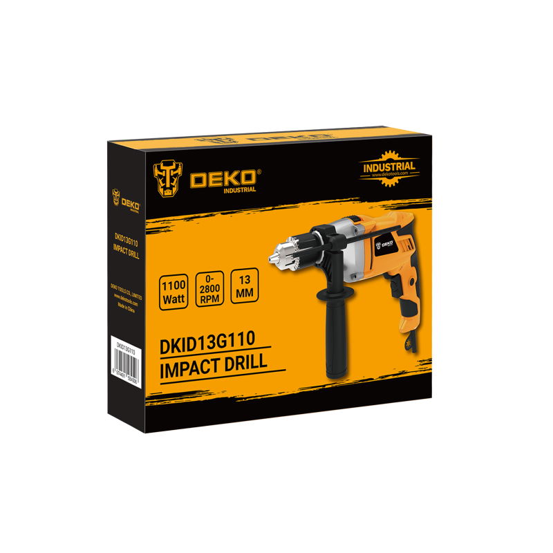 1100W Impact Drill, DEKO Tools