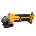 DEKO TOOLS 20V CORDLESS IMPACT DRILL +20V 115mm CO RDLESS ANGLE GRINDER with 2 ah batteris and one charger + bag