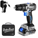 20V Cordless Brushless Impact Drill With 1pc 2.0Ah Battery & 1pc Charger - Bag DEKOPRO Tools