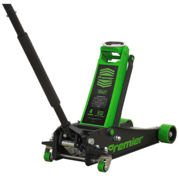 Trolley Jack 4tonne Rocket Lift Green