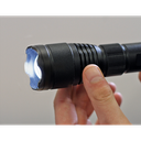 Aluminium Torch 10W CREE XPL LED Adj Focus R/Charge USB Port