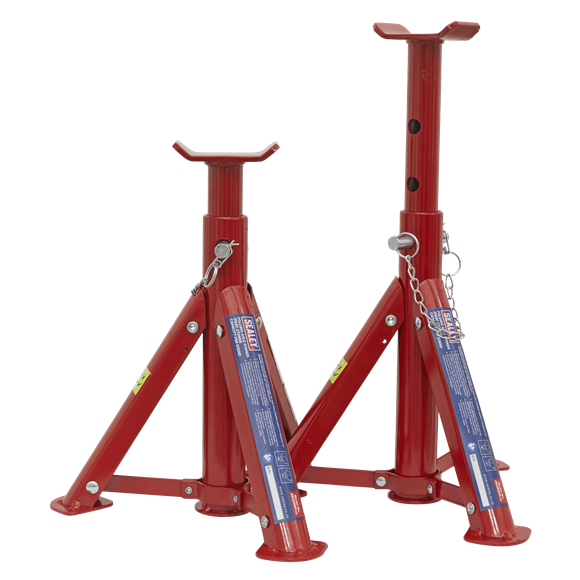 Axle Stands (Pair) 2tonne Capacity per Stand - Folding Type