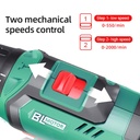 DCA 20V 13mm Cordless Brushless Driver Drill 50nm Kit With 4.0Ah*2 & Charger