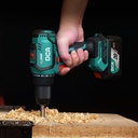 DCA 20V 13mm Cordless Brushless Driver Drill 50nm Kit With 4.0Ah*2 & Charger