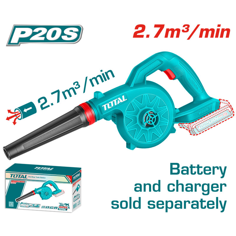 Cordless Blower 20V, TOTAL TOOLS