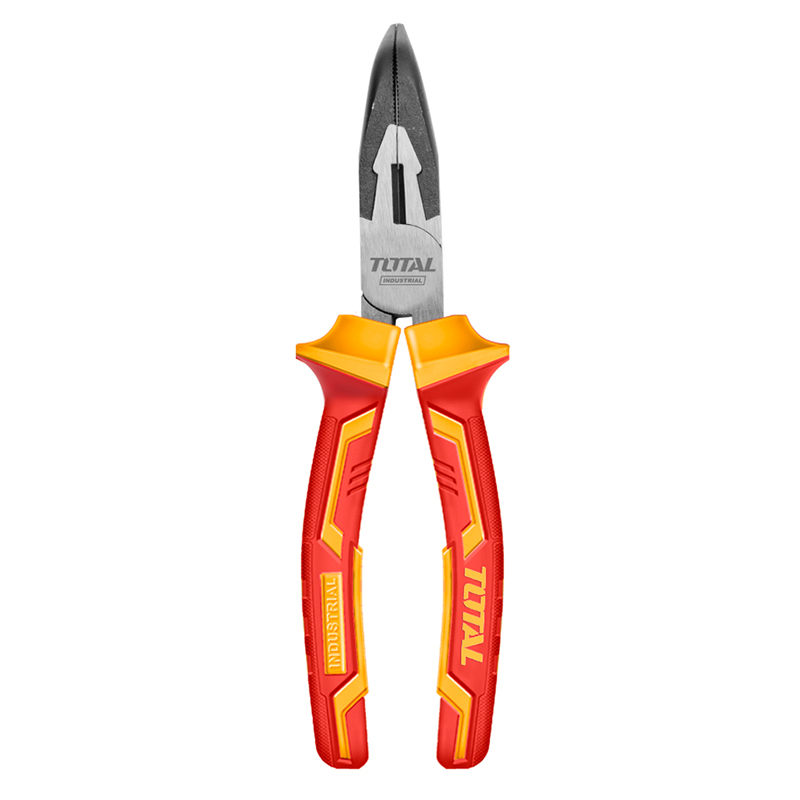 Insulated Bent Nose Pliers 200mm (8"), TOTAL TOOLS