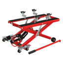 Motorcycle & Quad Scissor Lift 500kg Capacity Hydraulic, SEALEY UK