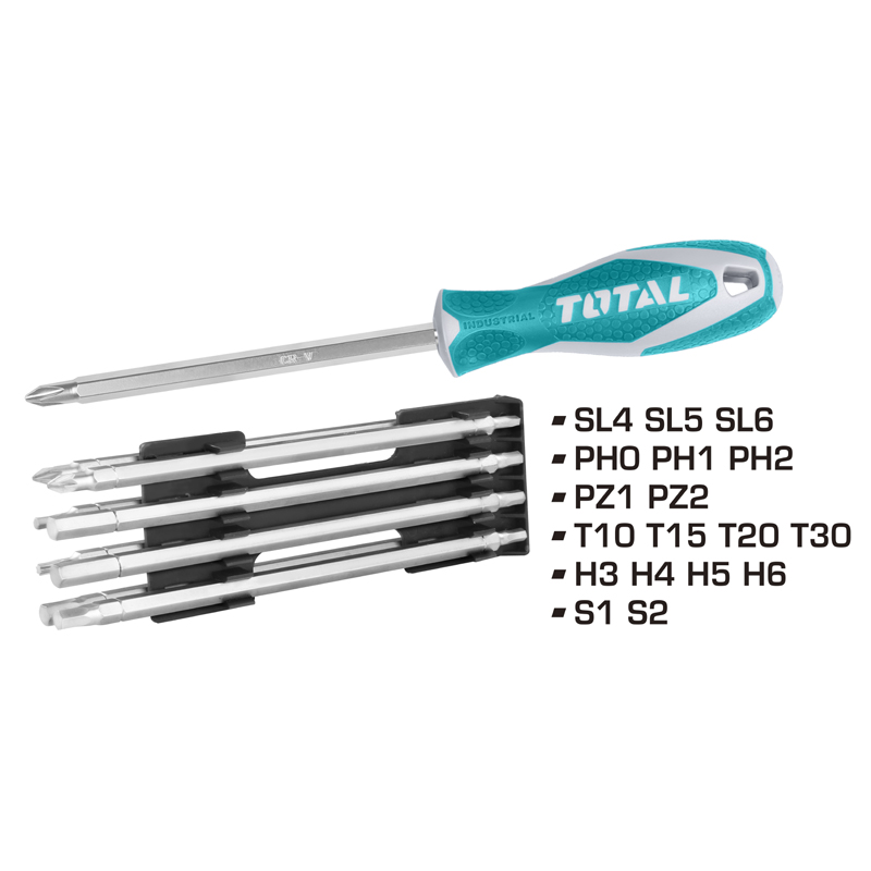 Screwdriver Set 18 In 1, TOTAL TOOLS