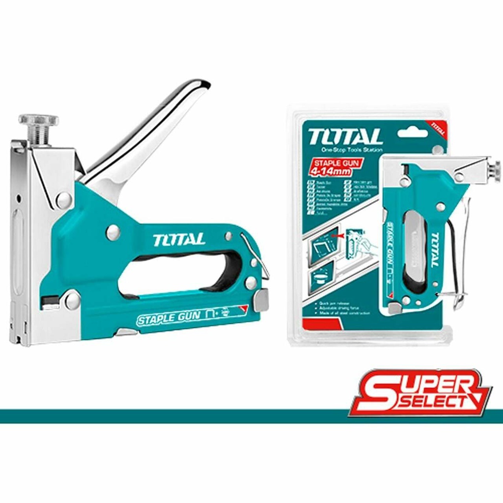 Staple Gun 4-14mm, TOTAL TOOLS