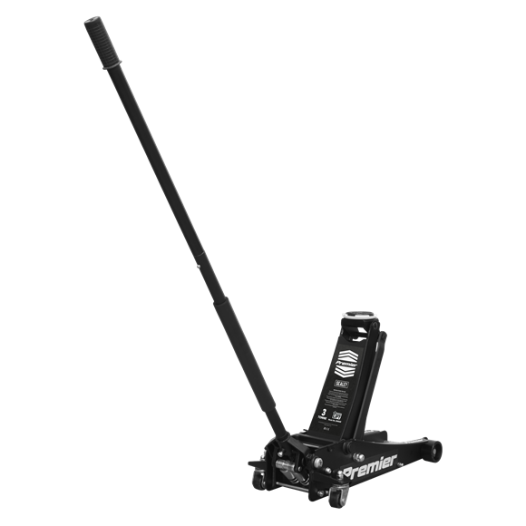 Trolley Jack 3tonne Rocket Lift Black, SEALEY UK