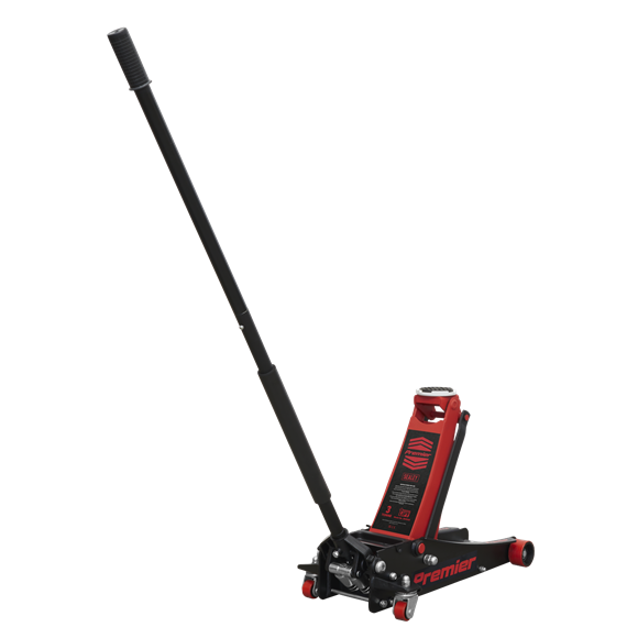 Trolley Jack 3tonne Rocket Lift Red, SEALEY UK