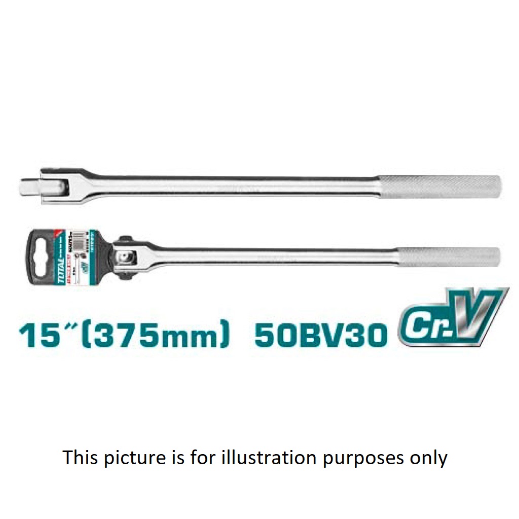 1/2" Flexible Handle 15" (375mm) Industrial, TOTAL TOOLS