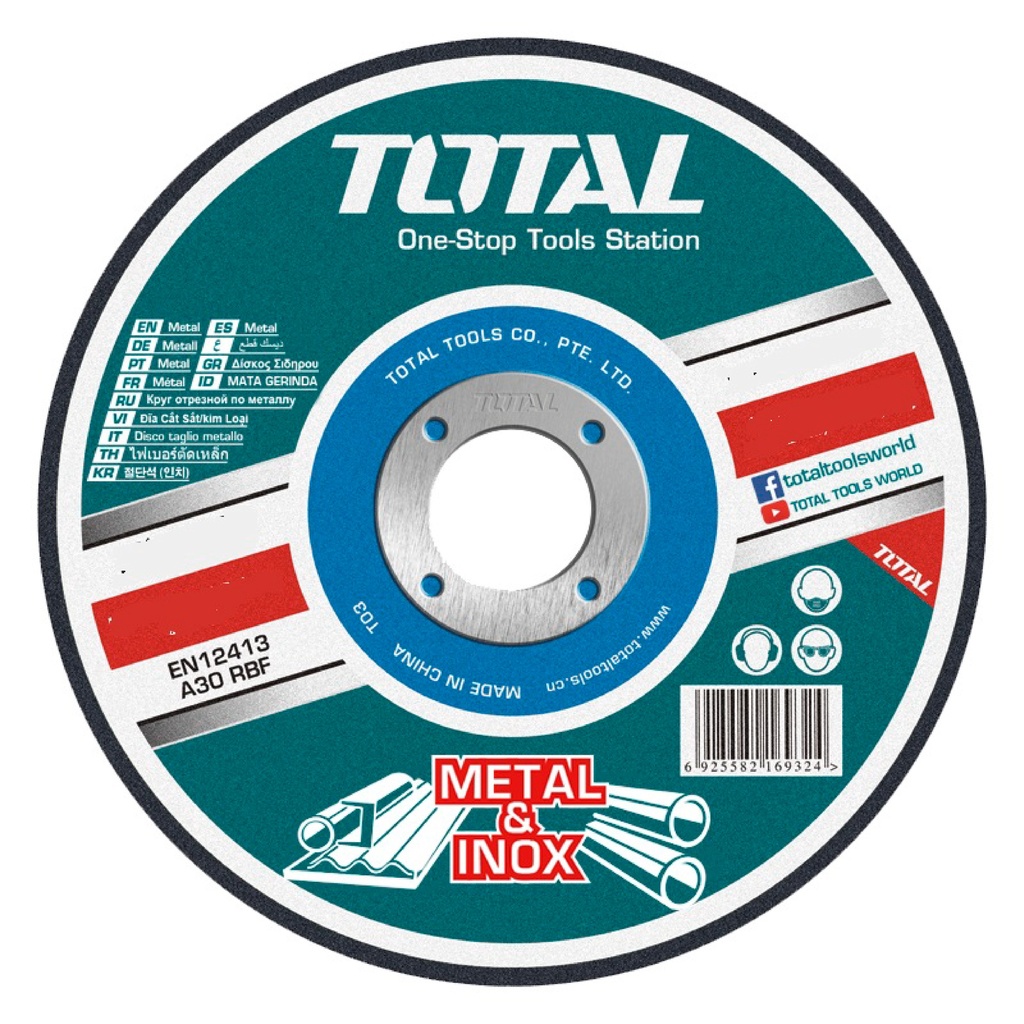 230mm 6.0mm Abrasive Metal Grinding Disc, TOTAL TOOLS