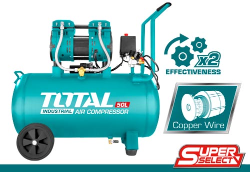 50L Air compressor 1200W, TOTAL TOOLS