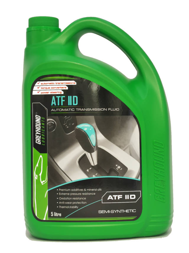 5L Greyhound Lubricant G-Moto ATF3 2D Automatic Transmission Fluid For power steering systems and hydraulic systems.        