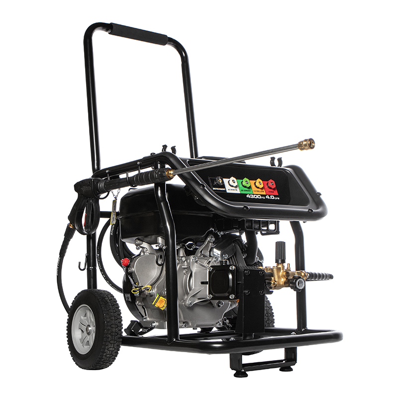 ALTIWASH® Industrial 4 Stroke Petrol Pressure Washer - Black Edition (4300PSI)