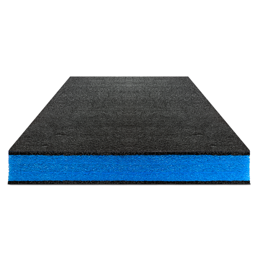 [50MM-BLUE] Fit Foam® Blue/Black 1000 x 1000x 50mm