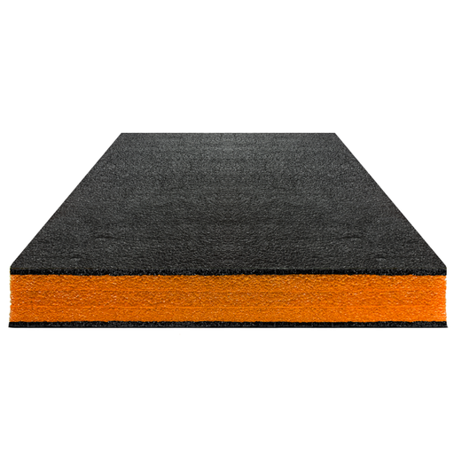 [30MM-ORANGE] Fit Foam® Orange/Black 1000 x 1000x 30mm