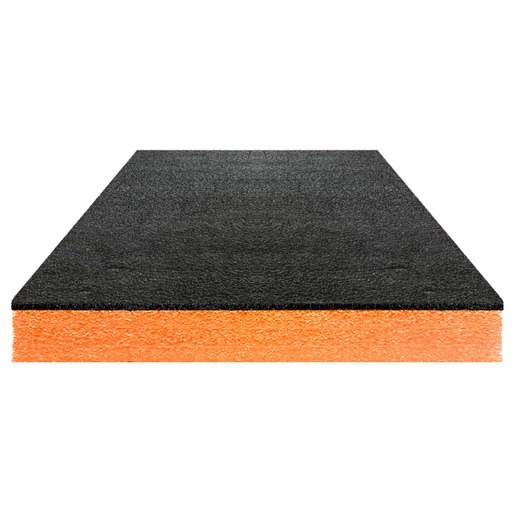 [50MM-ORANGE] Fit Foam® Orange/Black 1000 x 1000x 50mm