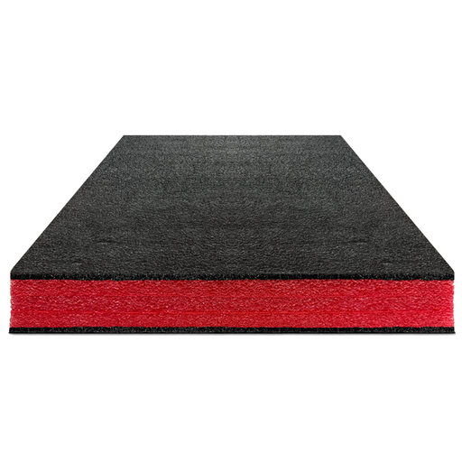 [30MM-RED] Fit Foam® Faded Red/Black 1000 x 1000x 30mm