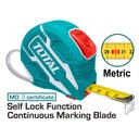 Measuring Tape 5mx25mm Steel, TOTAL TOOLS
