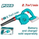Cordless Blower 20V, TOTAL TOOLS