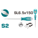 Screwdriver 150mm Slotted S2, TOTAL TOOLS