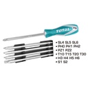 Screwdriver Set 18 In 1, TOTAL TOOLS