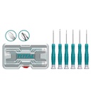 Screwdriver Set Precision 6Pcs, TOTAL TOOLS