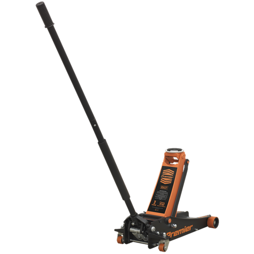 [3040AO] Trolley Jack 3tonne Rocket Lift Orange, SEALEY UK