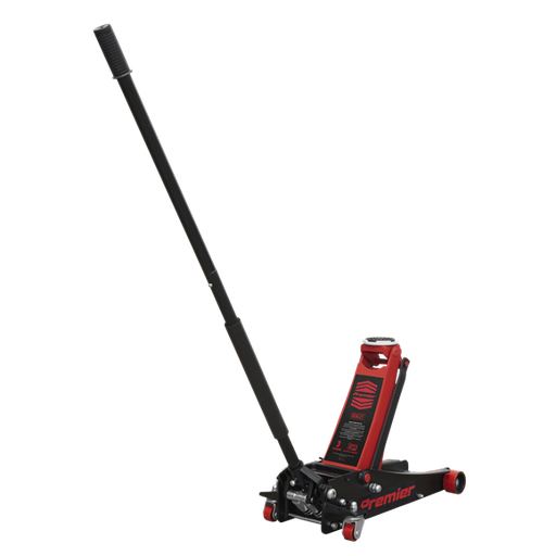 [3040AR] Trolley Jack 3tonne Rocket Lift Red, SEALEY UK