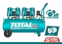 100L Air Compressor 2×1200W (3.2HP), TOTAL TOOLS