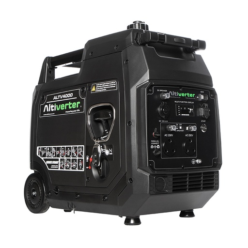 [ALTV4000] ALTIVERTER® 4.5KVA Pure Sine Wave Inverter Generator - Black Edition 3.8KW