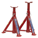 Axle Stands (Pair) 2tonne Capacity per Stand - Folding Type, SEALEY UK