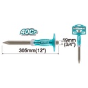 Concrete Chisel 305mm Handle Size: 19mm, TOTAL TOOLS