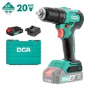 DCA 20V 13mm Cordless Brushless Driver Drill Kit With 2.0Ah*1 & Charger