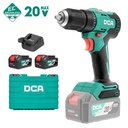 DCA 20V 13mm Cordless Brushless Driver Drill Kit With 4.0Ah*2 & Charger