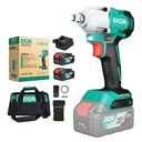 DCA 20V Brushless Impact Wrench 298nm Kit With 4.0Ah*2 & Charger